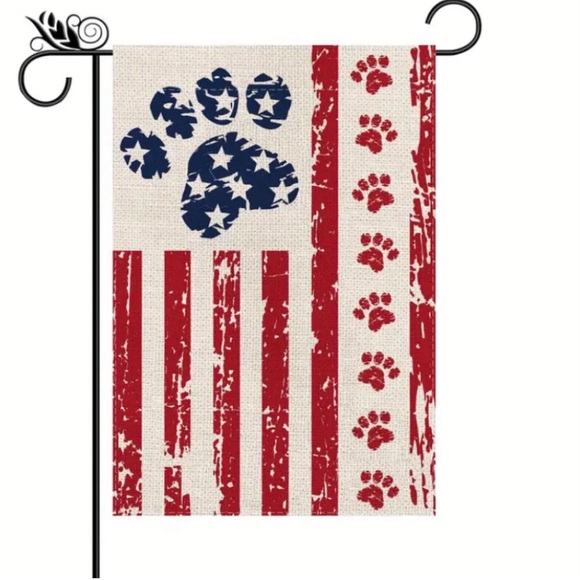 Dog Garden Flag, Americana Dog Flag, Independence Day Patriotic Dbl Sided 12×18 - Picture 7 of 7
